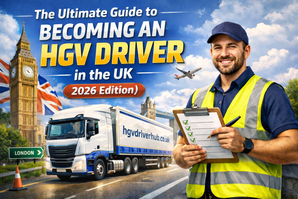 How to become an HGV driver in the UK 2026 guide with truck and driver